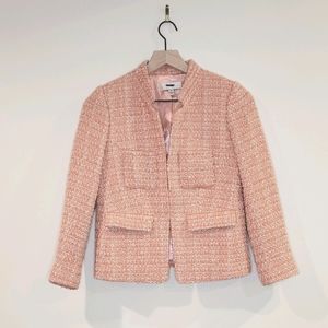 J. Crew Tweed Peach Lined Blazer Size 00